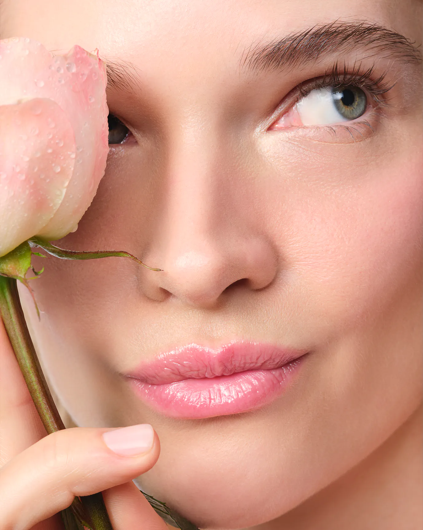 Barbara wears Rose Balm Dotcom.