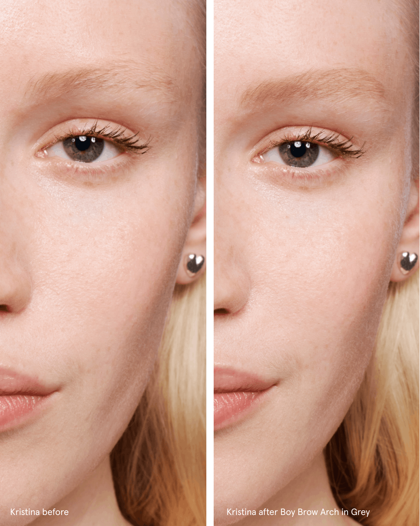 Kristina before/Kristina after Boy Brow Arch in Grey