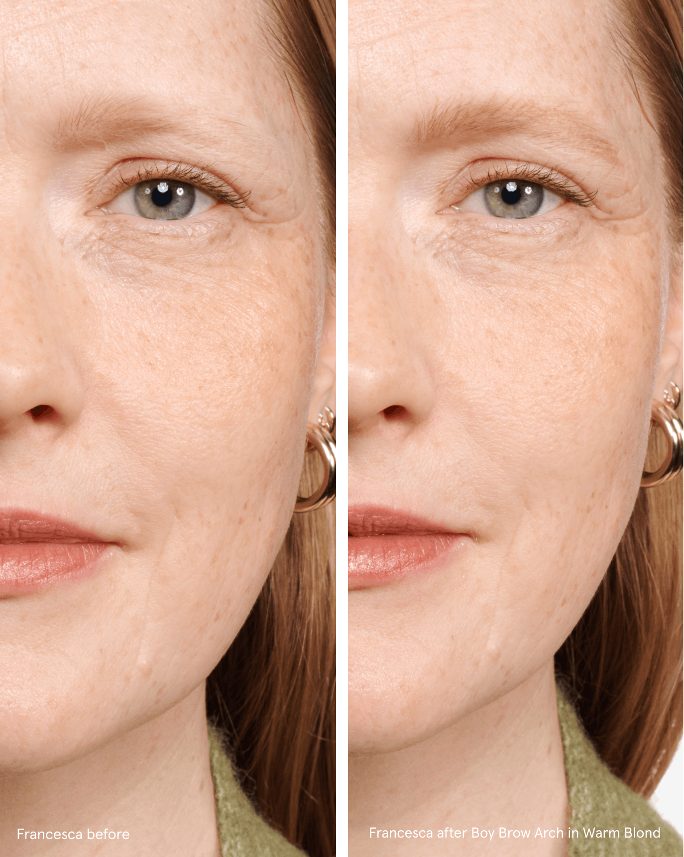 Francesca before/Francesca after Boy Brow Arch in Warm Blond