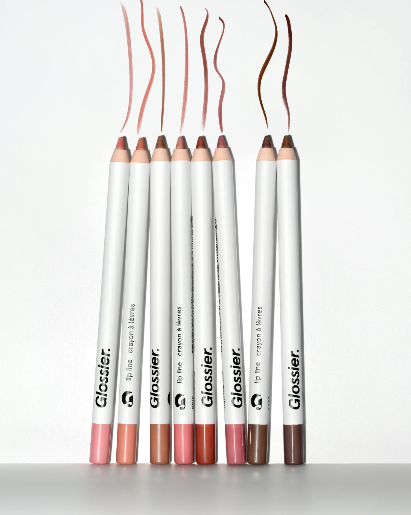 All shades of Glossier Lip Line