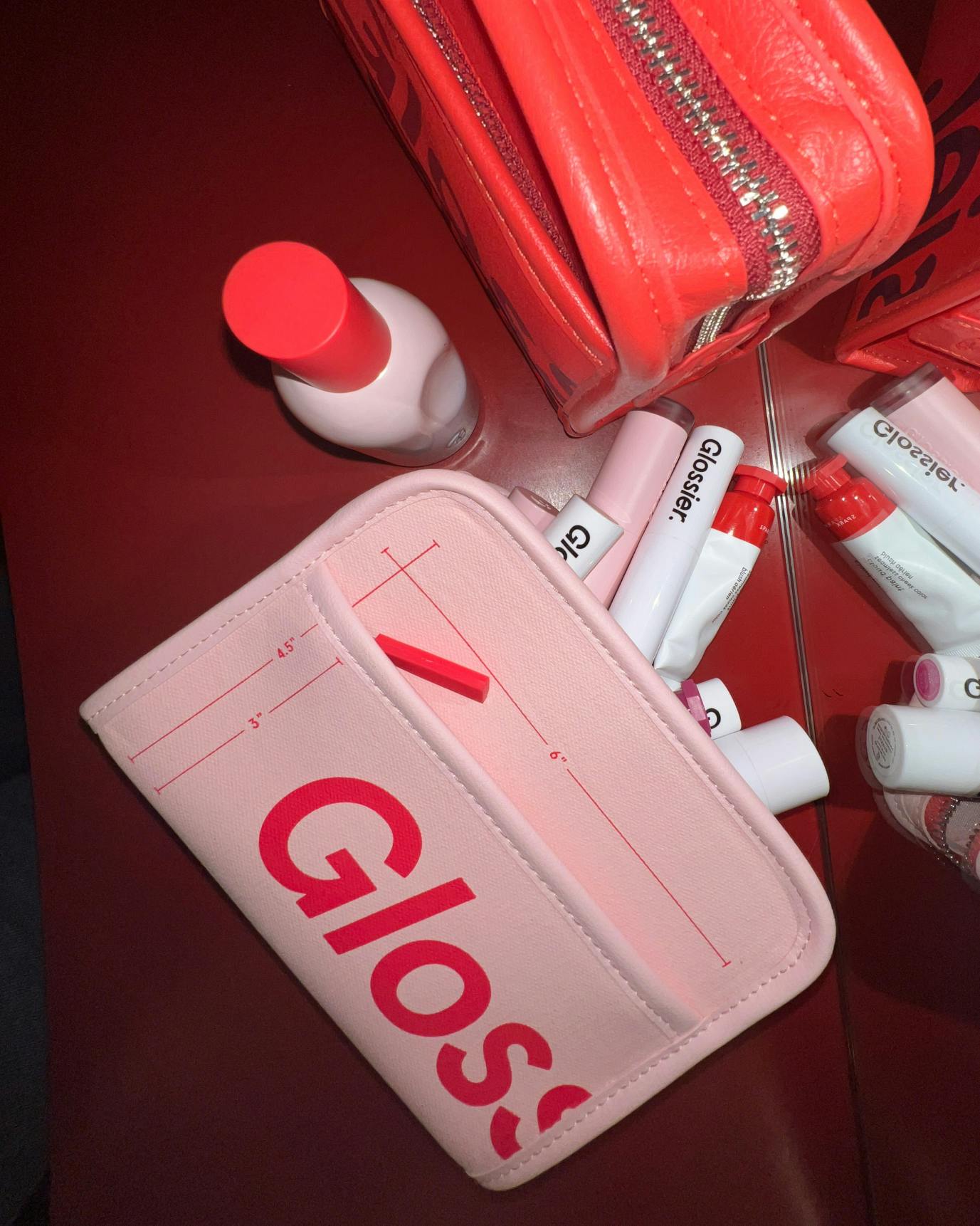 Glossier atlanta deals mini beauty bag