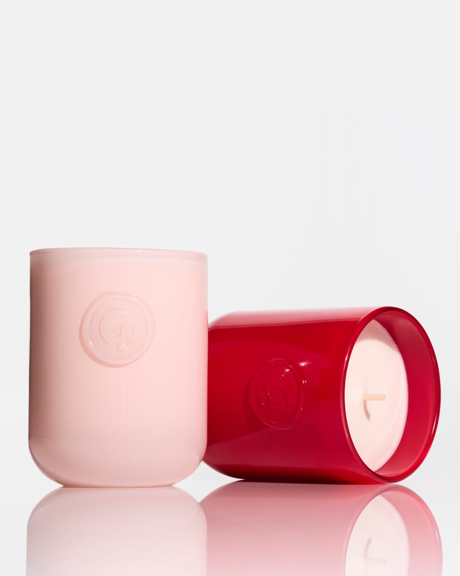 glass glossier candles packaging
