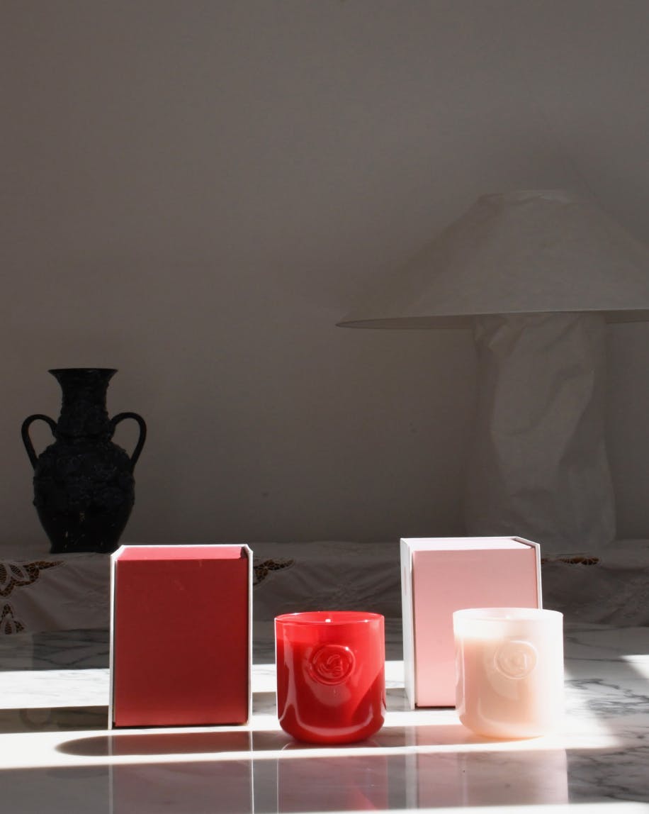 both candles side by side