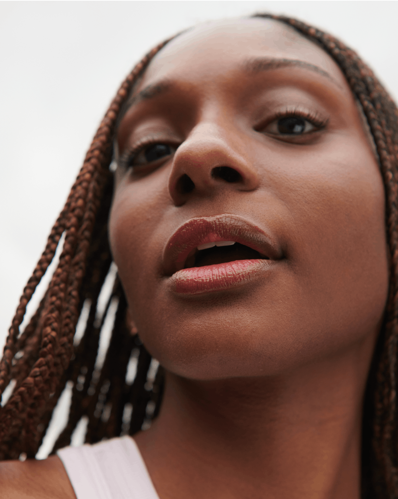 Camri wears Lip Line in Nip.