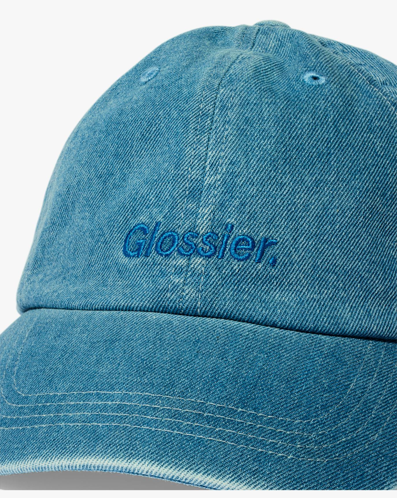 classic cap in blue denim