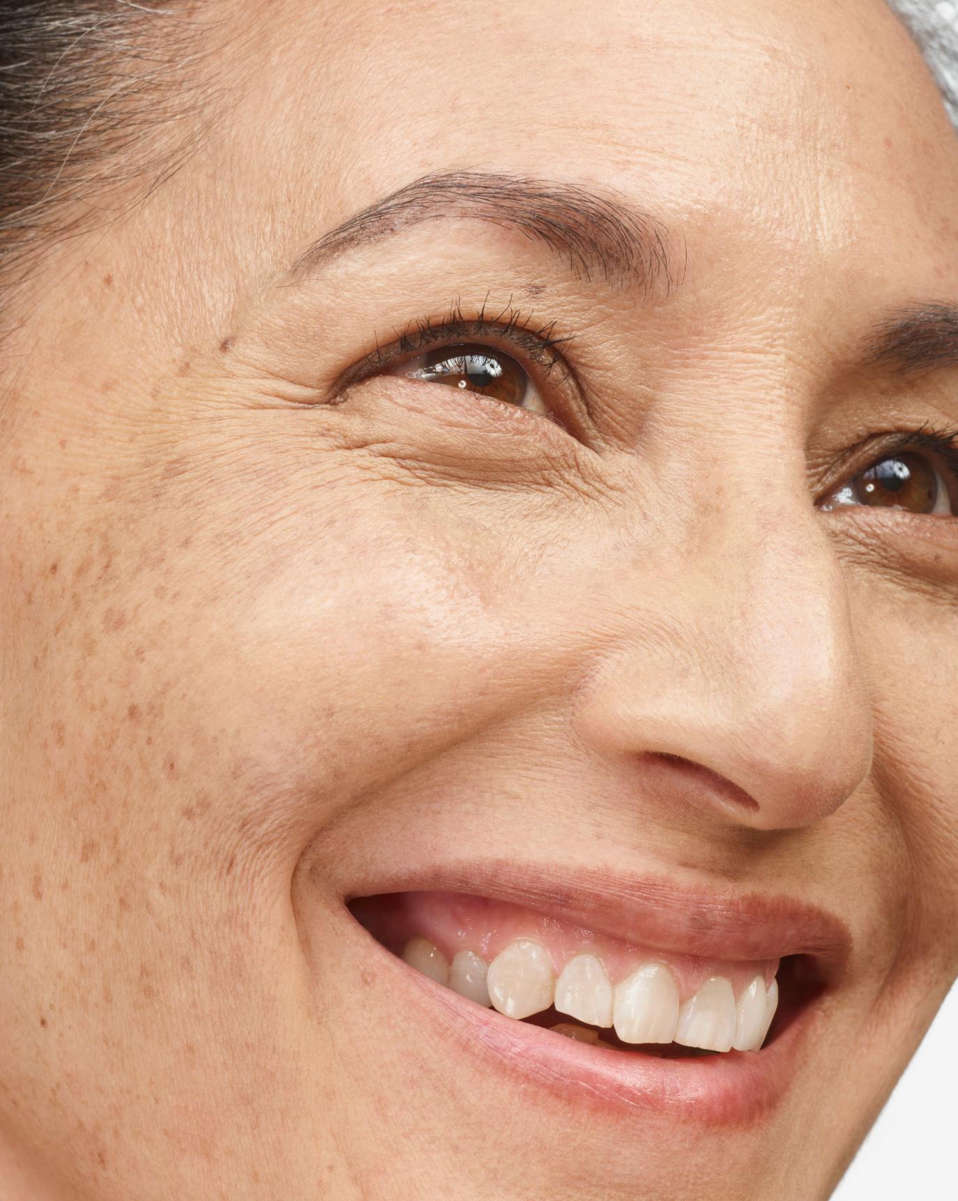 Erika in Stretch Fluid Foundation, M1.