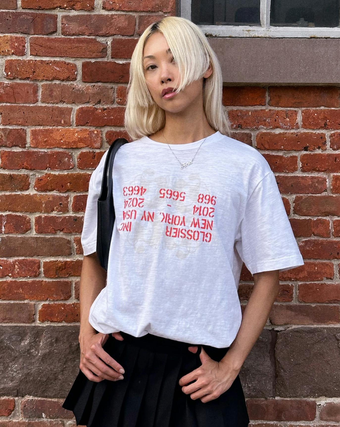 Vanessa wears our Holiday Tee.