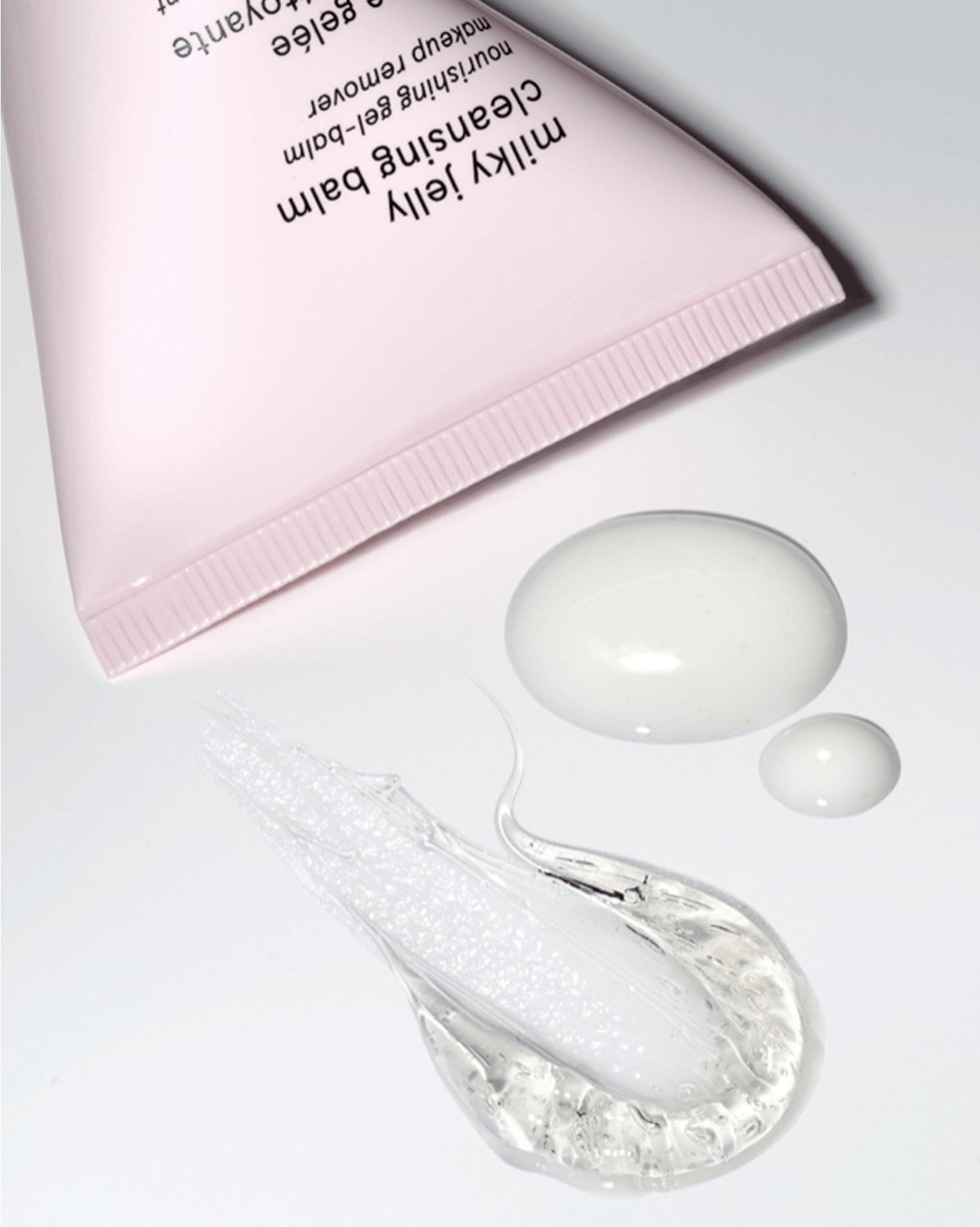 Milky jelly cleansing balm