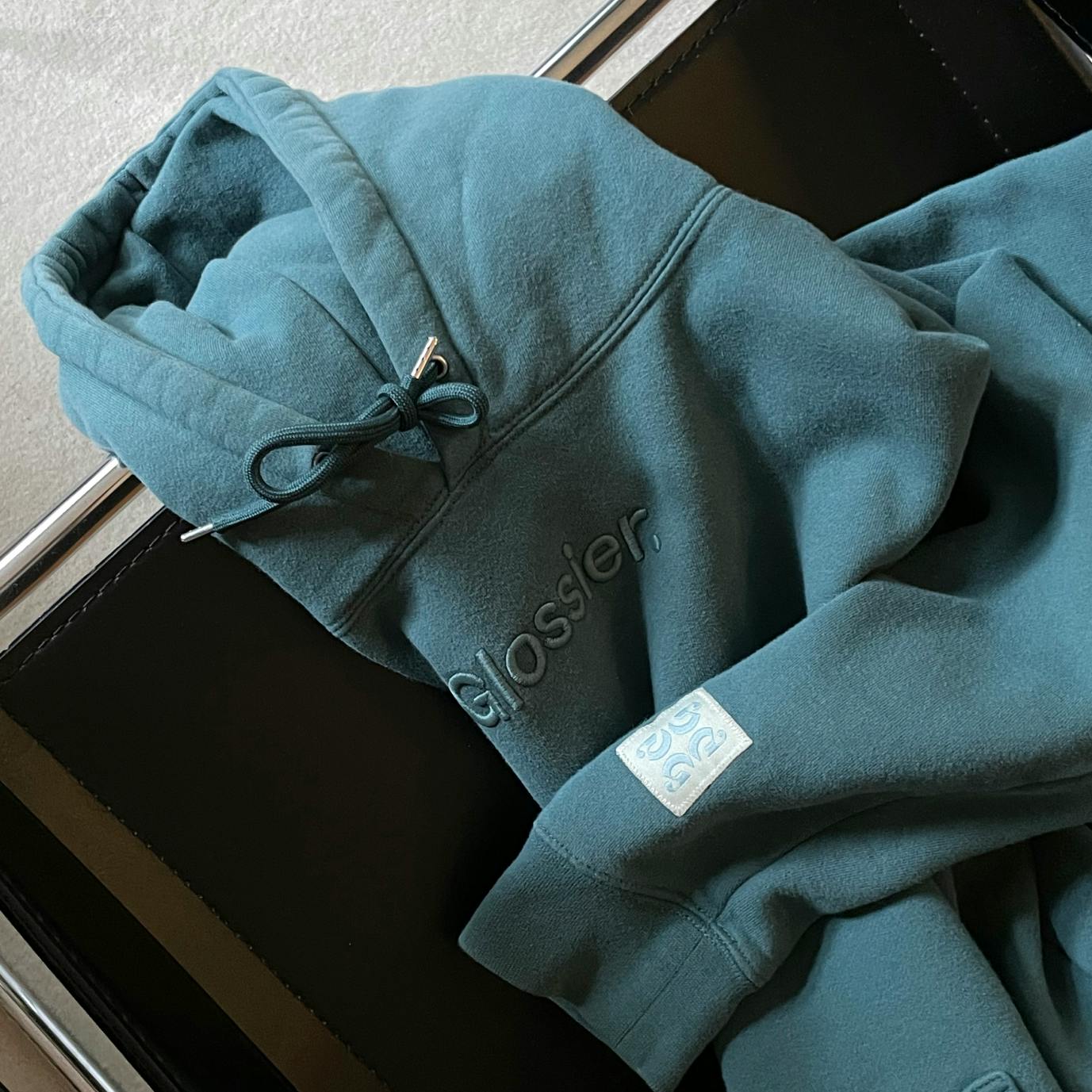 Glossier Sage Hoodie Medium (M) popular