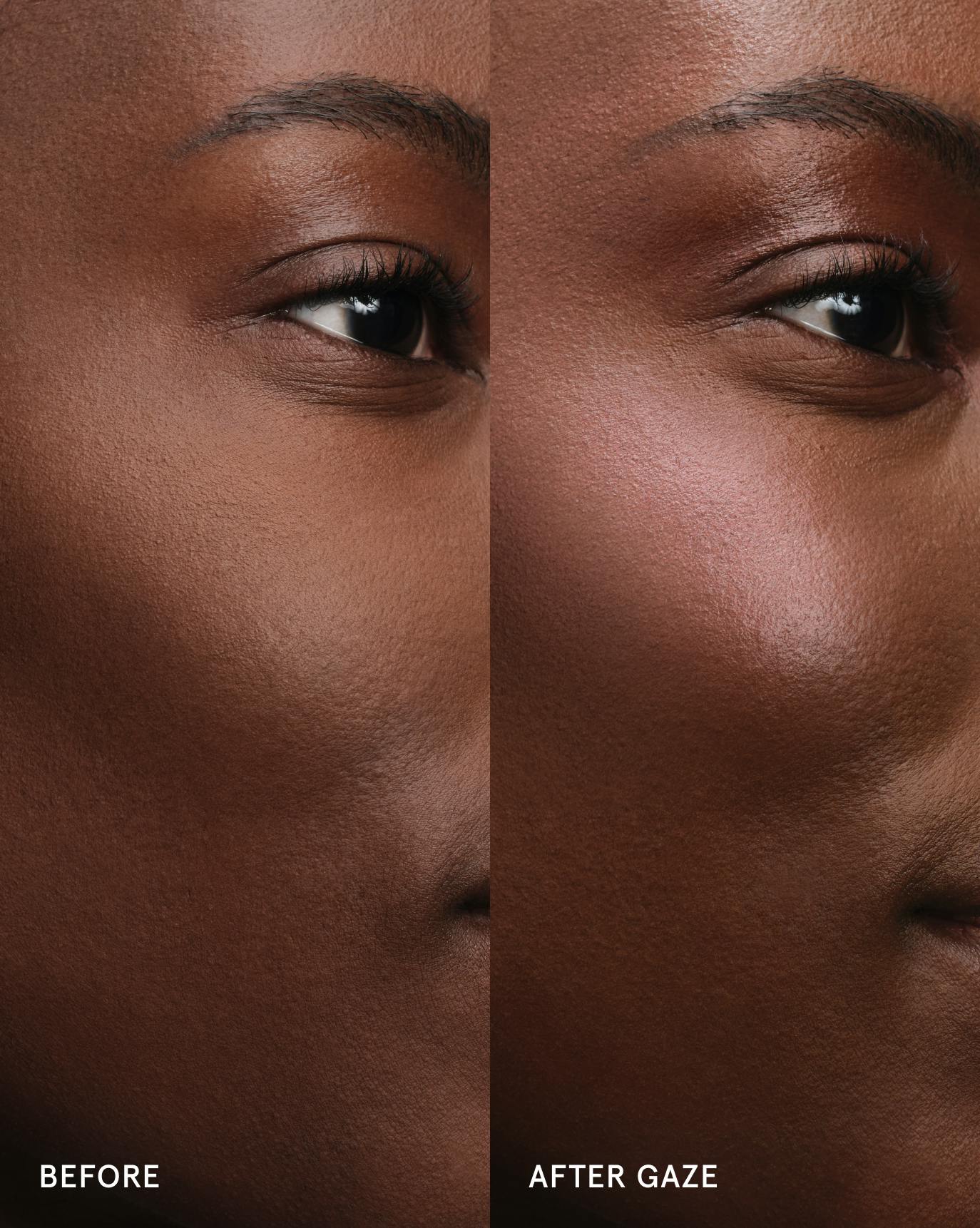 Christine wears Skylight in Gaze.