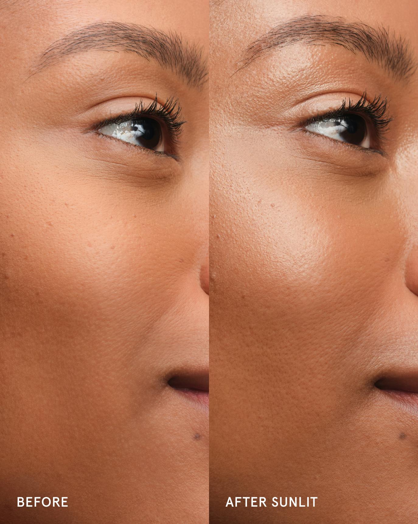 Naome wears Skylight in Sunlit.