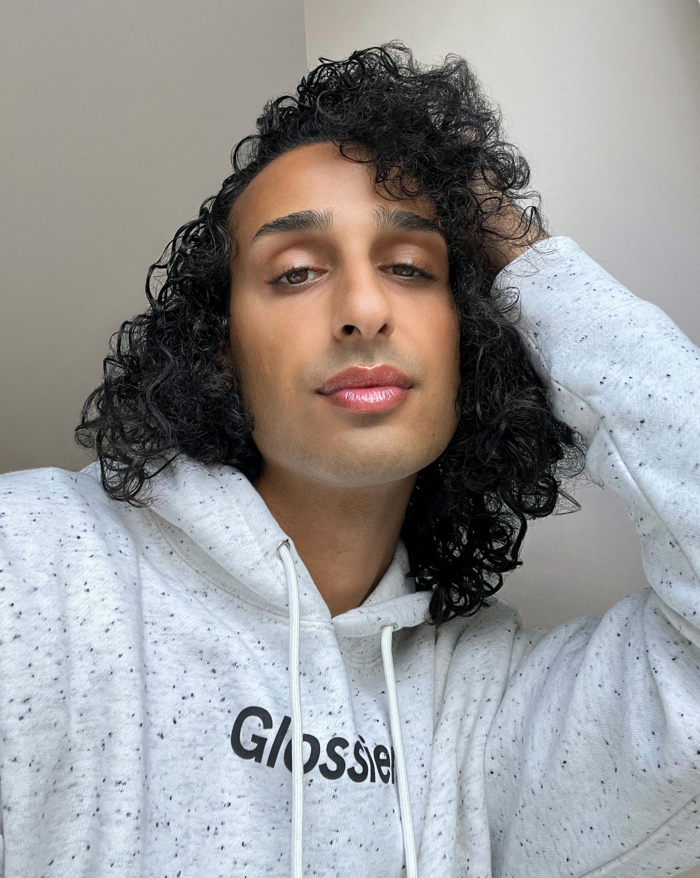 Fashion glossier hoodie