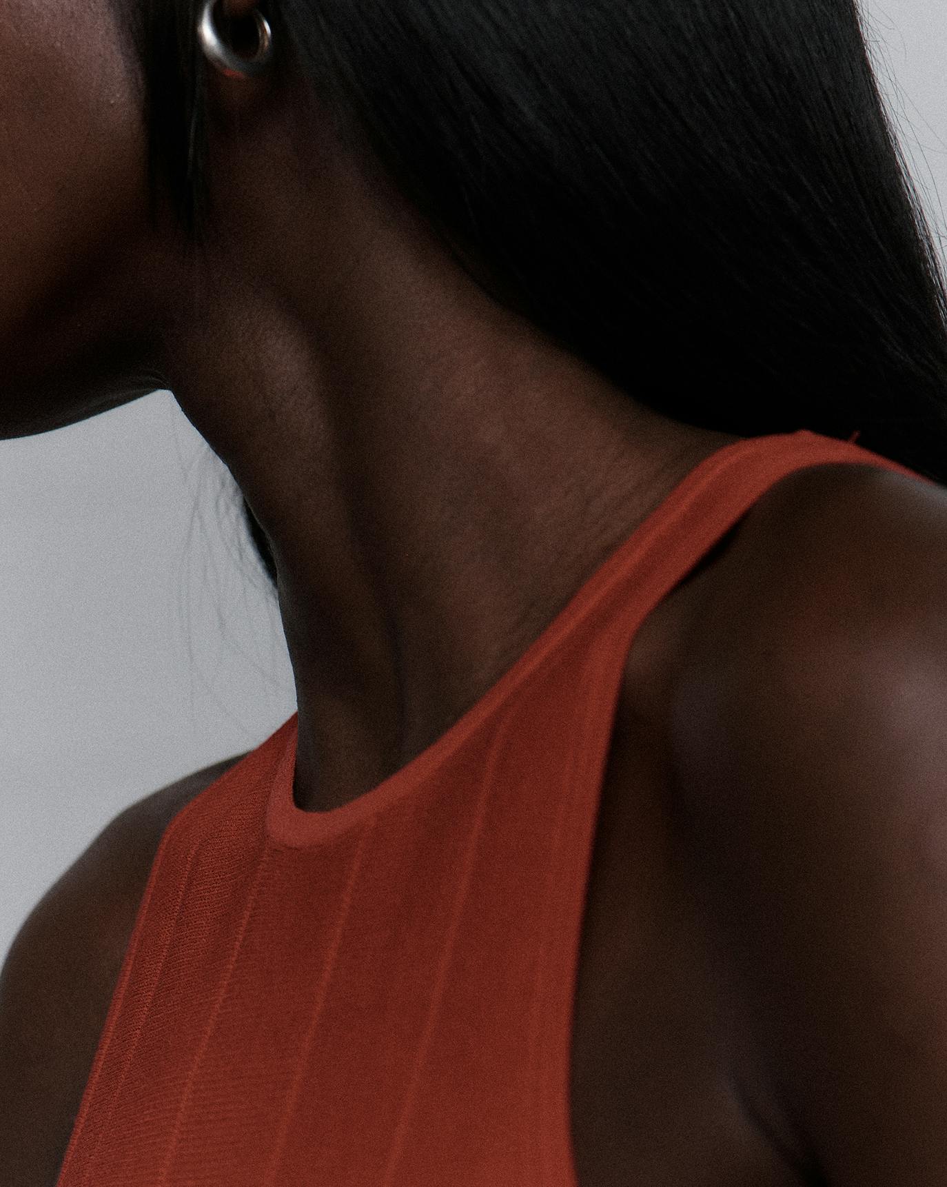 Mercy wears Glossier You.