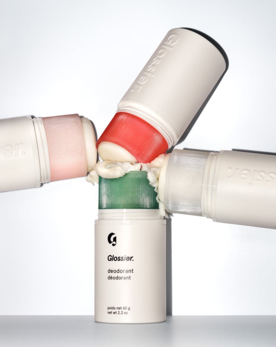 all four scents of deodorant smushed together