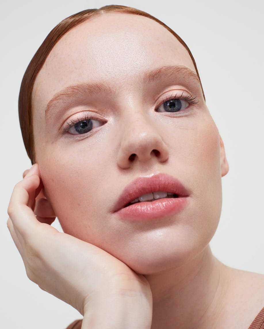 model wears monochromes in bluff