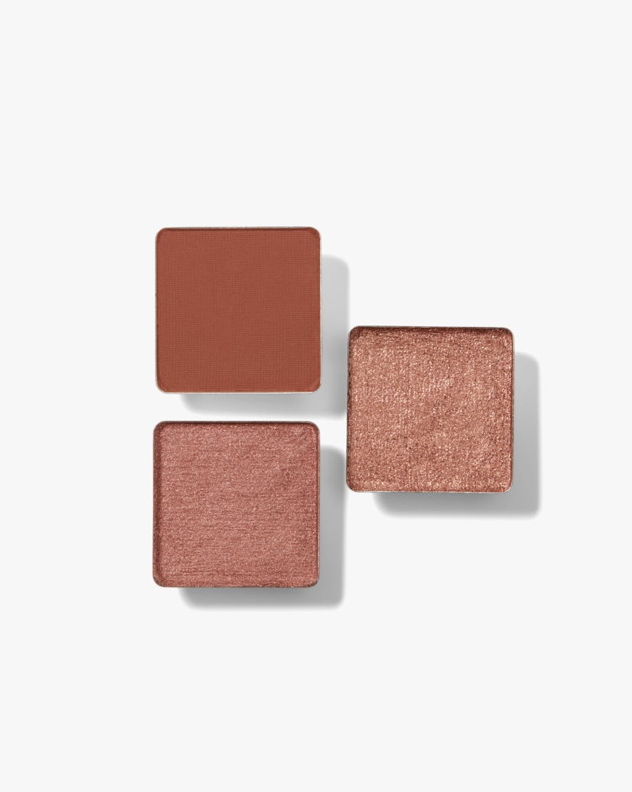 Every palette comes in three dynamic textures: matte, satin, and metallic.