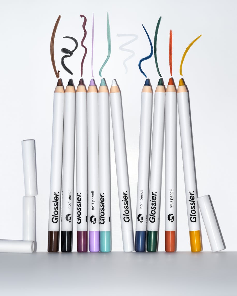 swatches of all no.1. pencil shades