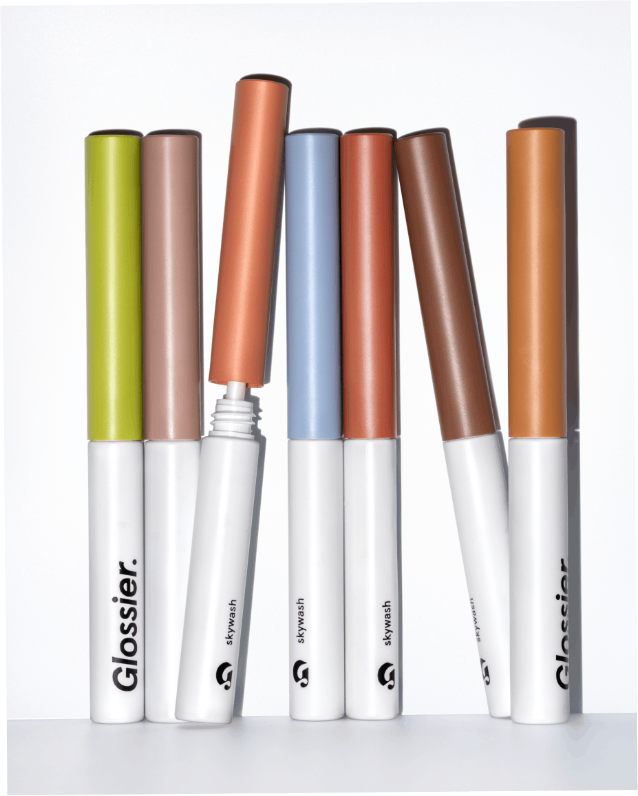 skywash product packaging in various shades