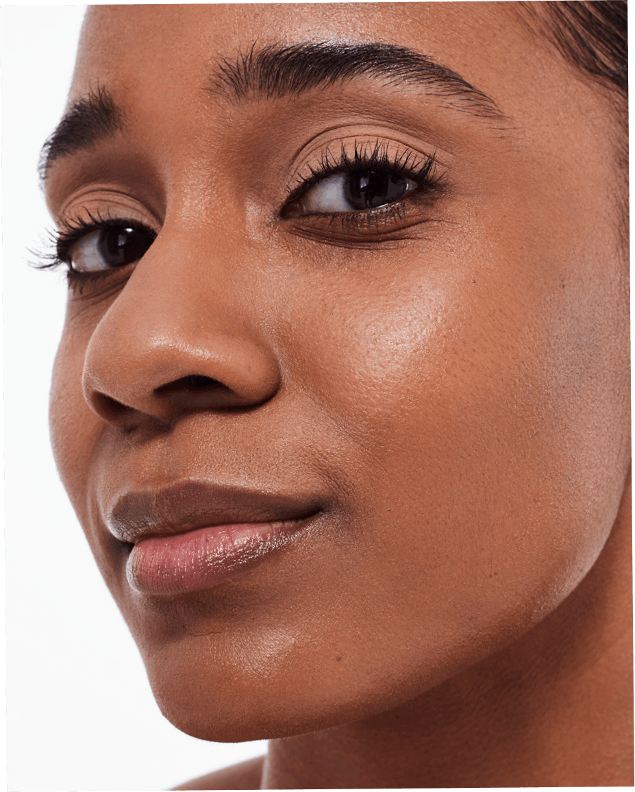 Model wears Skywash in Palm