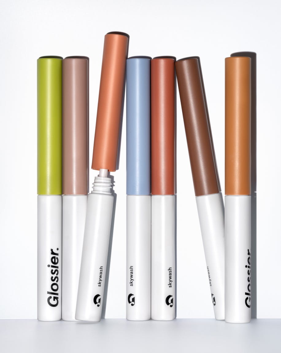 Skywash product packaging in various shades