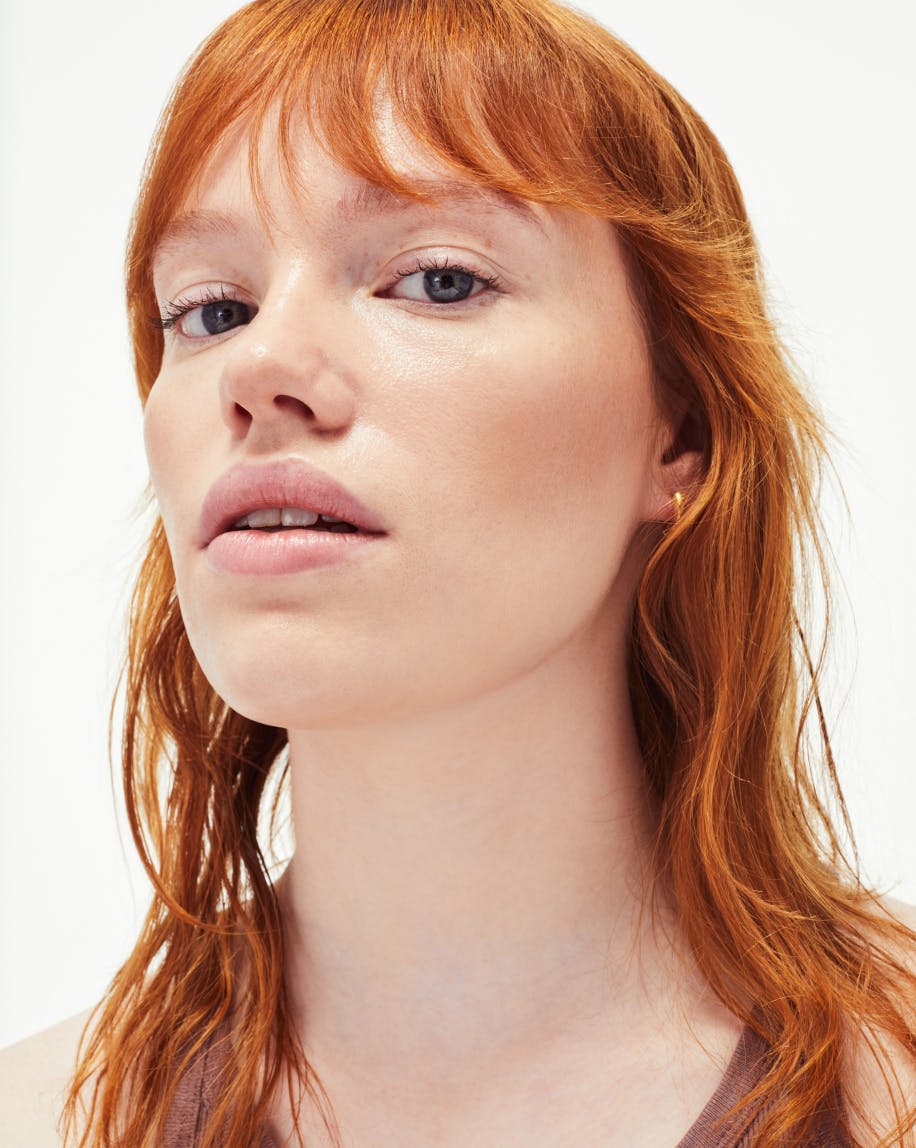 Lily wears Solar Paint in Flare